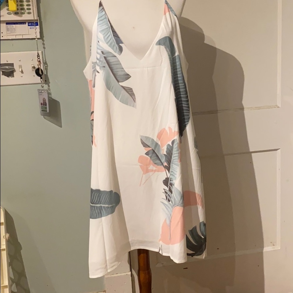 Shein plus size floral dress 3x